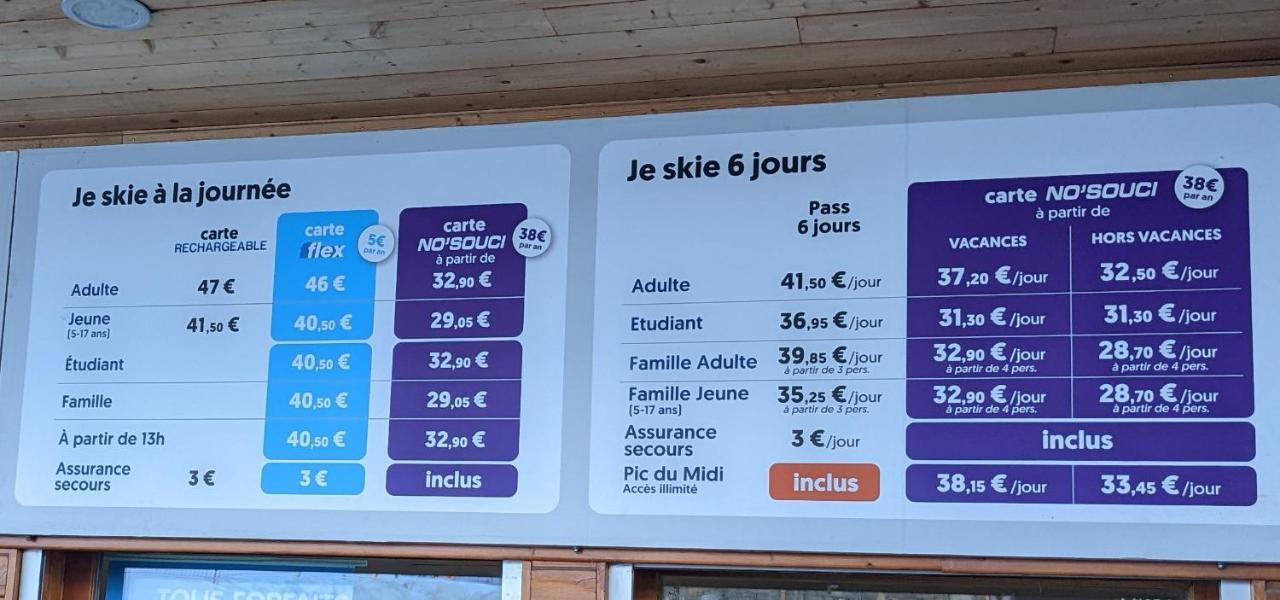 Andemu Studio Cabine 2 A 4 Personnes Barèges Exteriör bild